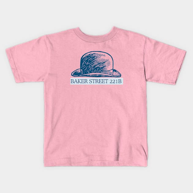 sherlock holmes Kids T-Shirt by yzbn_king